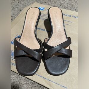 Madewell Brown Leather Women's Heels